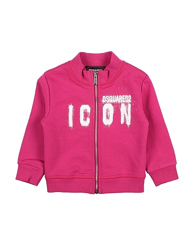 DSQUARED2 Felpa Magenta 100% Cotone