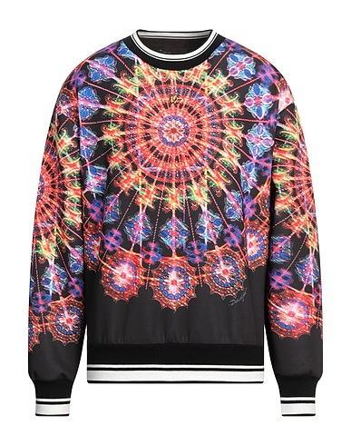DOLCE&GABBANA Sweatshirt Black 80% Polyester, 20% Elastane, Cotton, Bronze