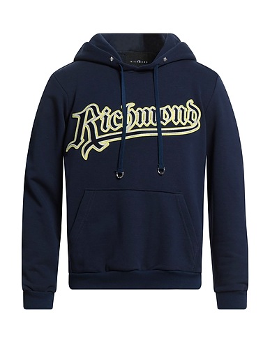 JOHN RICHMOND Hooded sweatshirt Blue 100% Cotton