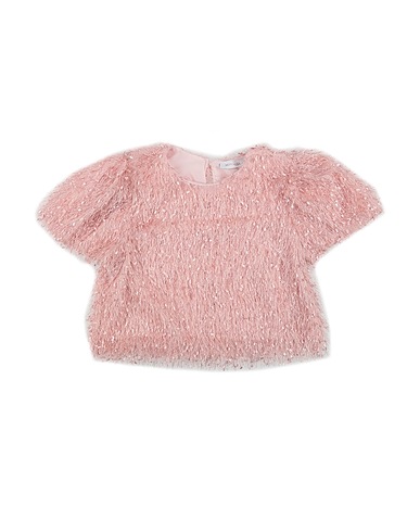MONNALISA Sweater Pink 100% Polyester, Polyamide