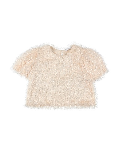 MONNALISA Pullover Beige 100% Poliestere, Poliammide
