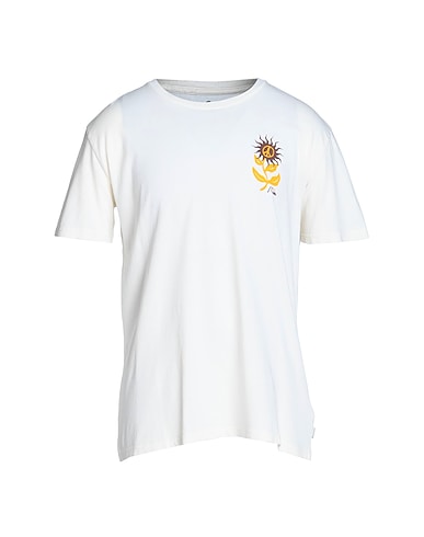 QUIKSILVER T-shirt QS T-shirt Sun Bloom SS
 Panna 100% Cotone