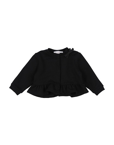 PLEASE Sweatshirt Black 98% Cotton, 2% Elastane