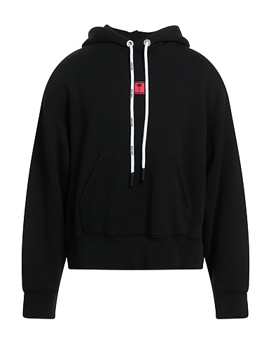 PALM ANGELS Hoodie Schwarz 100% Baumwolle