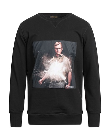 MARCORIC Sweatshirt Black 100% Cotton