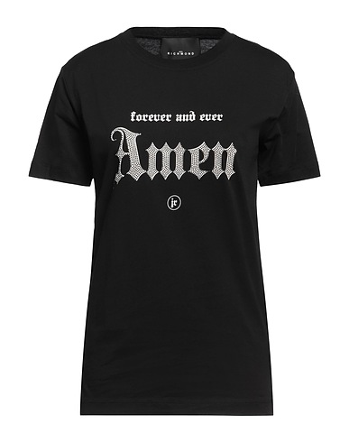 JOHN RICHMOND T-shirt Black 100% Cotton