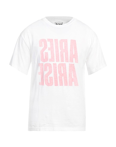 ARIES T-Shirt Weiß 100% Baumwolle