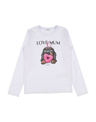 LIU •JO T-shirt White 96% Cotton, 4% Elastane