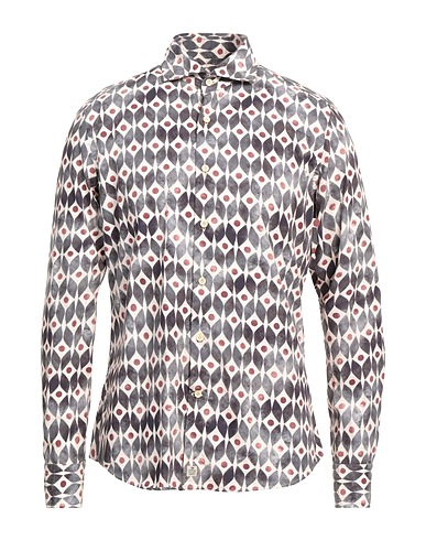 SONRISA Patterned shirt Midnight blue 100% Cotton