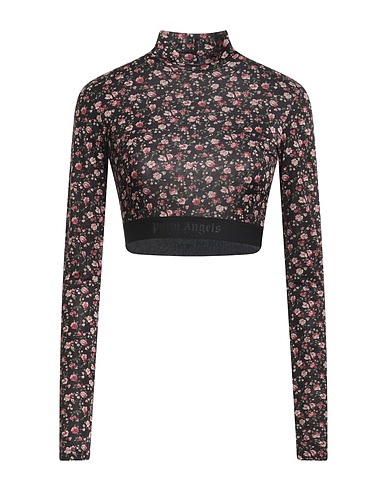 PALM ANGELS T-shirt Black 93% Polyester, 7% Elastane