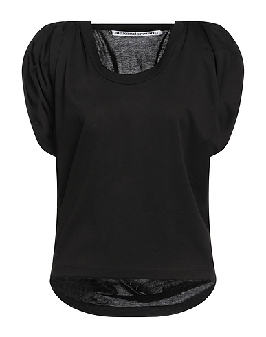 ALEXANDER WANG Top Elegante Nero 100% Cotone