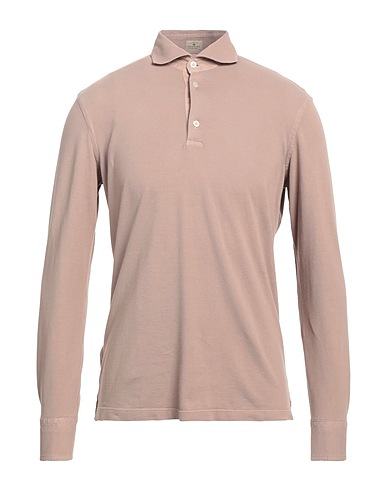 SONRISA Polo shirt Light brown 100% Cotton