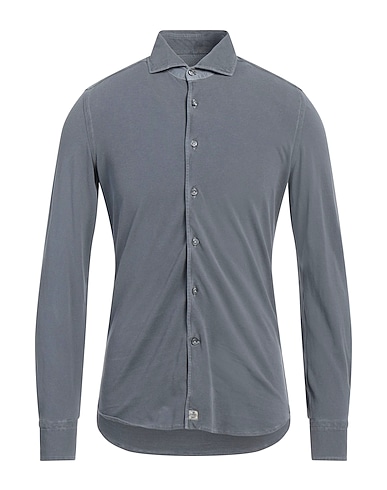 SONRISA Solid color shirt Grey 100% Cotton