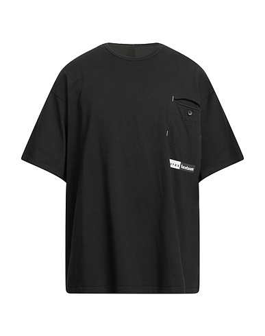 INCOTEX RED T-shirt Nero 100% Cotone