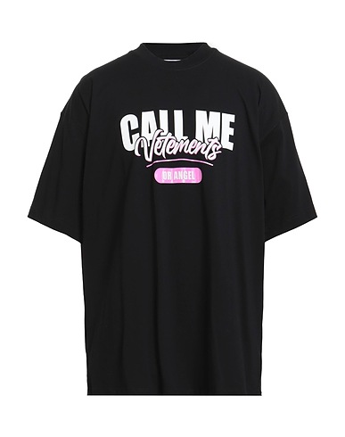 VETEMENTS T-shirt Black 100% Cotton