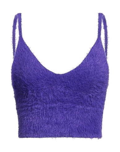 PINKO Crop top Purple 75% Polyamide, 25% Polyester