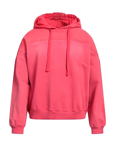 GUESS Felpa Corallo 100% Cotone