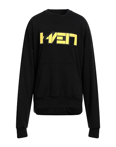 HAERVAERK Sweatshirt Black 70% Viscose, 27% Polyester, 3% Elastane