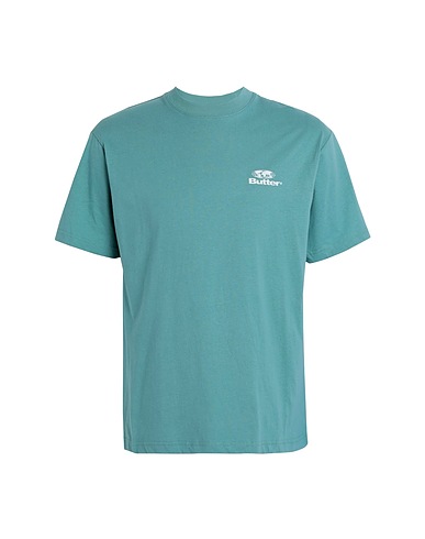 BUTTER GOODS Ｔシャツ Organic Tee
 ターコイズブルー オーガニックコットン 100%