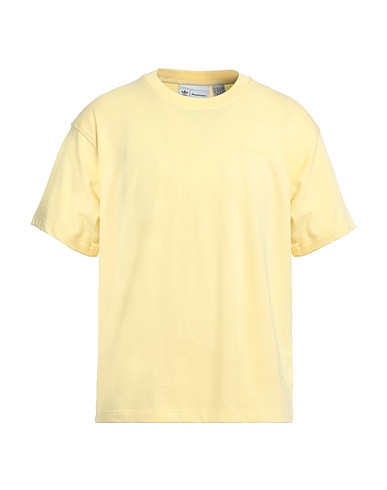 ADIDAS ORIGINALS Basic T-Shirt Pastellgelb 100% Baumwolle