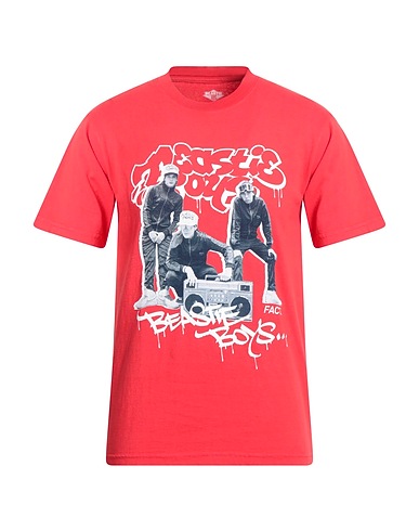 BEASTIE BOYS T-shirt Red 100% Cotton