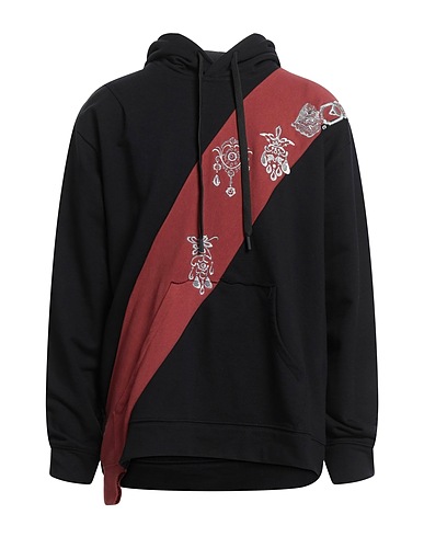JORDANLUCA Hooded track jacket  Black 100% Cotton