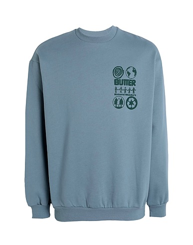 BUTTER GOODS Felpa Natural Wonders Crewneck
 Carta da zucchero 70% Cotone, 30% Poliestere