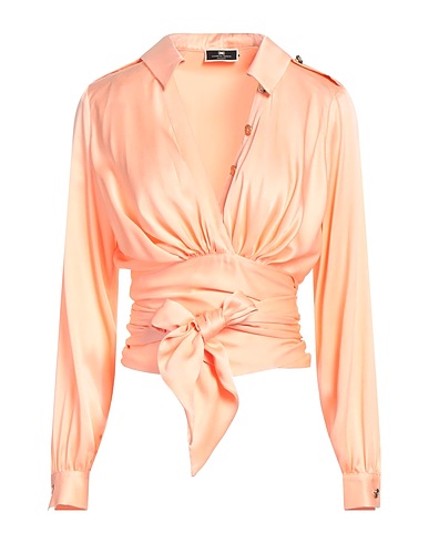 ELISABETTA FRANCHI Silk top Salmon pink 100% Silk