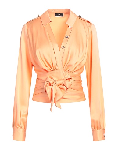 ELISABETTA FRANCHI Silk top Apricot 100% Silk