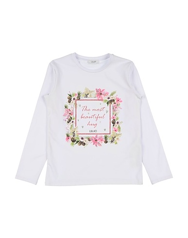 LIU •JO T-Shirt Weiß 96% Baumwolle, 4% Elastan