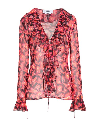 MSGM Patterned shirts & blouses 100% Polyester