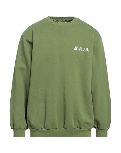 BERNA Felpa Verde lime 100% Cotone