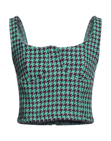 VANESSA SCOTT Top Green 80% Polyester, 20% Wool