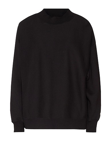 CHAMPION Sweatshirt Black 89% Cotton, 11% Polyester