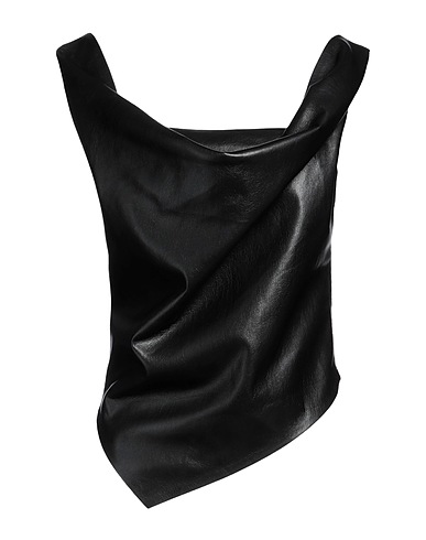 NANUSHKA Top Black 60% Polyurethane, 40% Polyester
