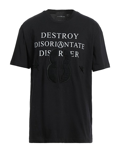 JOHN RICHMOND T-shirt Black 100% Cotton