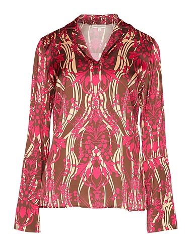 CAMICETTASNOB Top Dark brown 97% Viscose, 3% Elastane