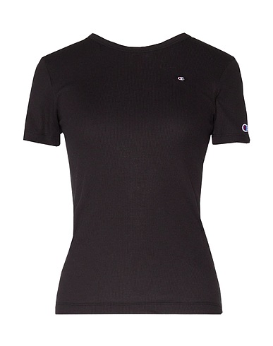 CHAMPION Basic T-Shirt Black 60% Cotton, 40% Polyester