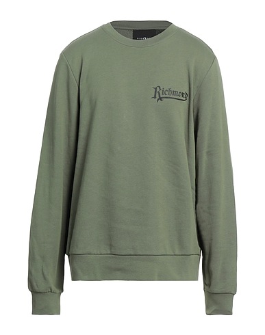 JOHN RICHMOND Sweatshirt Military green 100% Cotton