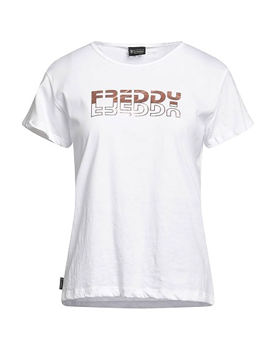 FREDDY 티셔츠 화이트 60% 코튼, 40% 폴리에스테르
