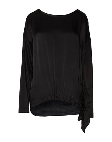 S.OLIVER T-shirt Black 100% Viscose