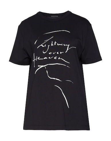 ANN DEMEULEMEESTER T-shirt Black 100% Cotton