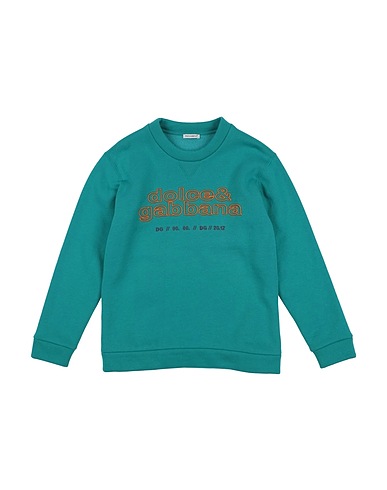 DOLCE&GABBANA Sweatshirt Green 80% Cotton, 20% Polyester, Elastane