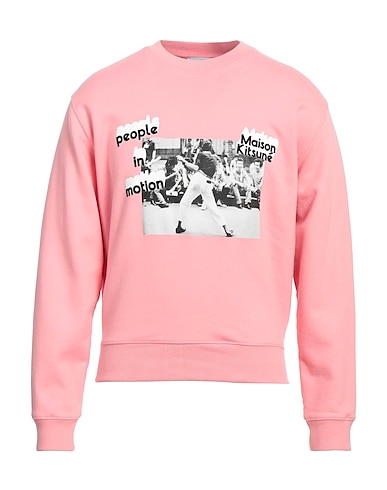 MAISON KITSUNÉ Sweatshirt Pink 90% Cotton, 10% Wool