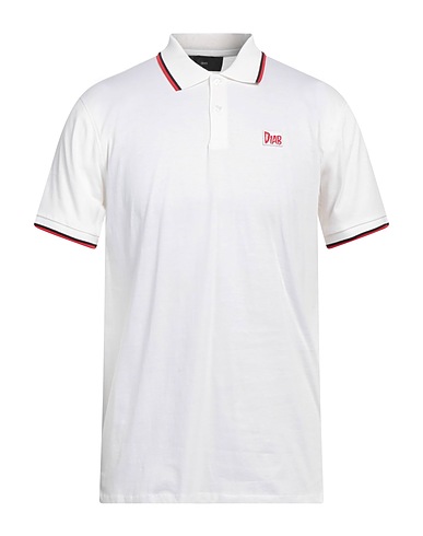 LIU •JO MAN Polo shirt White 100% Cotton, Polyester