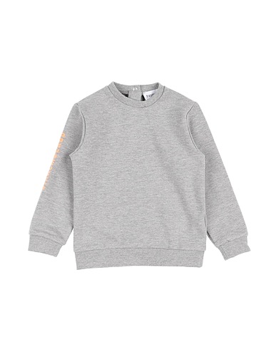 BIKKEMBERGS Sweatshirt Grey 95% Cotton, 5% Elastane