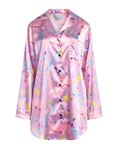 CHIARA FERRAGNI Patterned shirts & blouses Mauve 95% Polyester, 5% Elastane