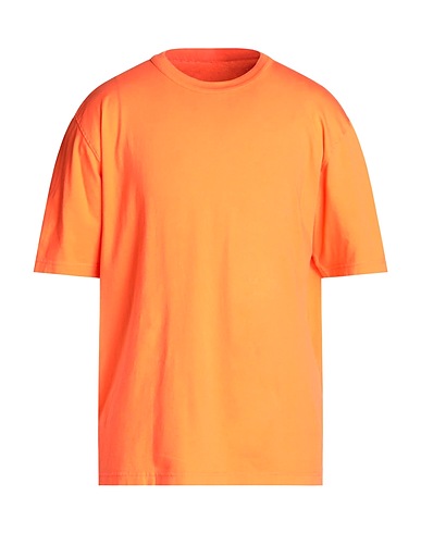 HERON PRESTON Basic T-Shirt Orange 100% Cotton, Organic cotton, Recycled cotton, Polyester