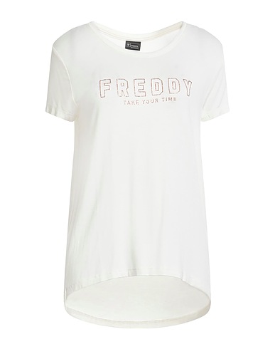 FREDDY T-shirt Panna 94% Viscosa, 6% Elastan