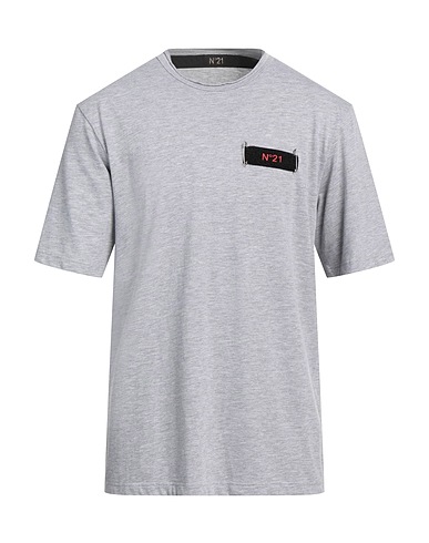 N°21 T-shirt Light grey 100% Cotton